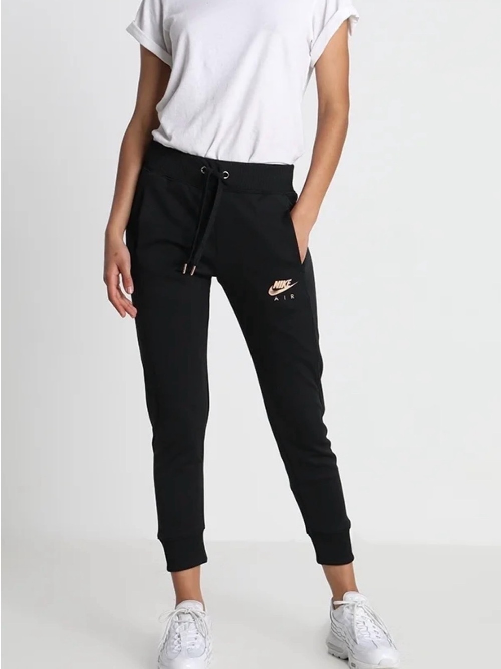Nike Jogger Pants with Rose Gold Logo